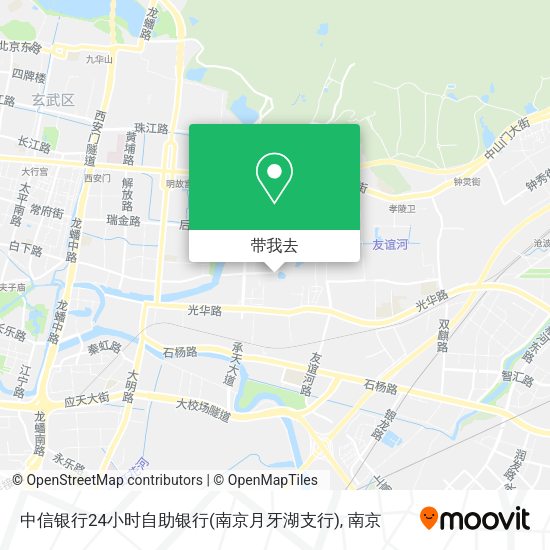 中信银行24小时自助银行(南京月牙湖支行)地图