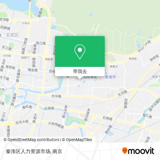 秦淮区人力资源市场地图