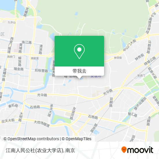 江南人民公社(农业大学店)地图