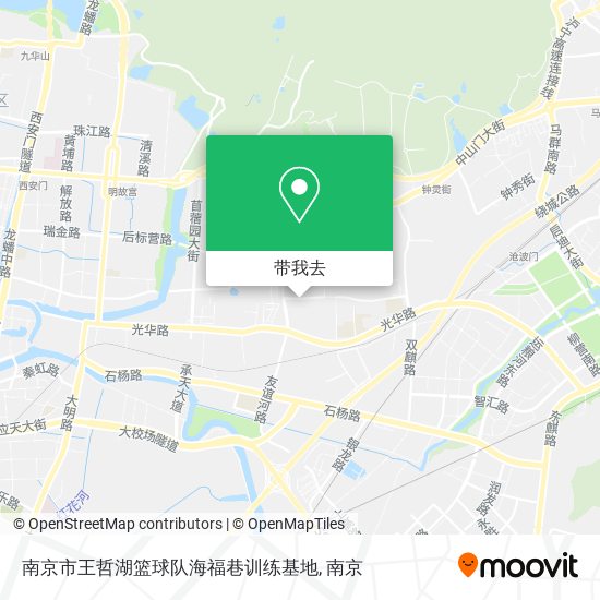南京市王哲湖篮球队海福巷训练基地地图