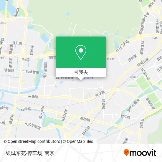 银城东苑-停车场地图