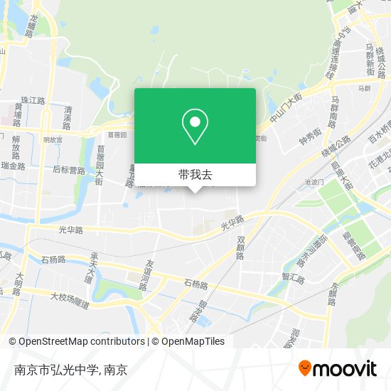 南京市弘光中学地图