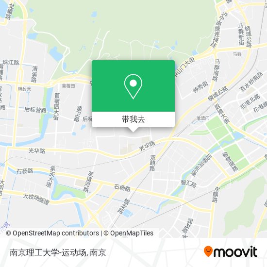 南京理工大学-运动场地图