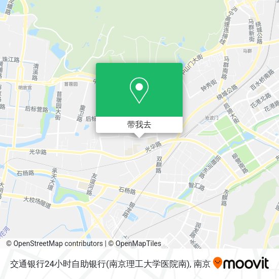 交通银行24小时自助银行(南京理工大学医院南)地图
