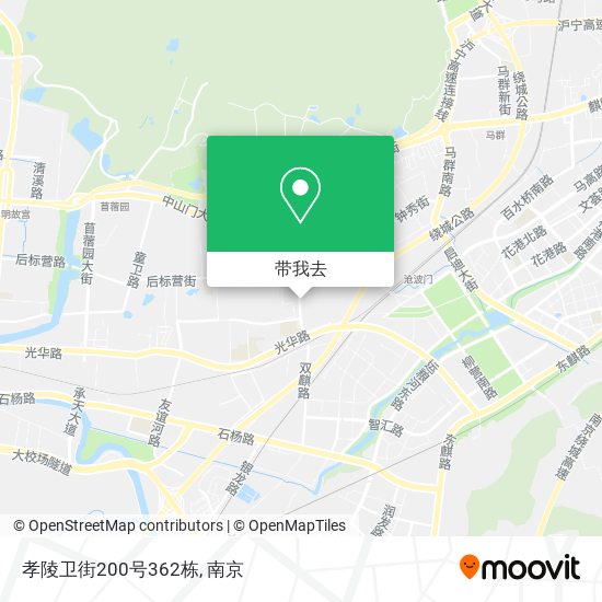 孝陵卫街200号362栋地图
