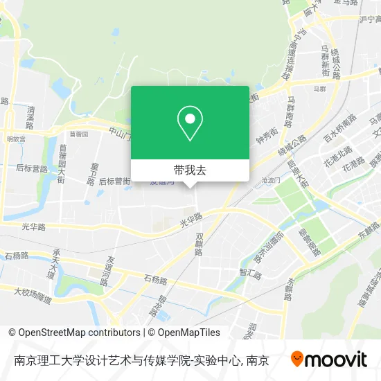 南京理工大学设计艺术与传媒学院-实验中心地图