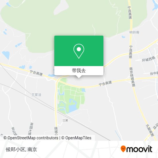 候郢小区地图