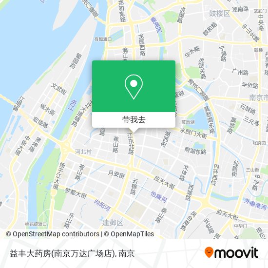 益丰大药房(南京万达广场店)地图