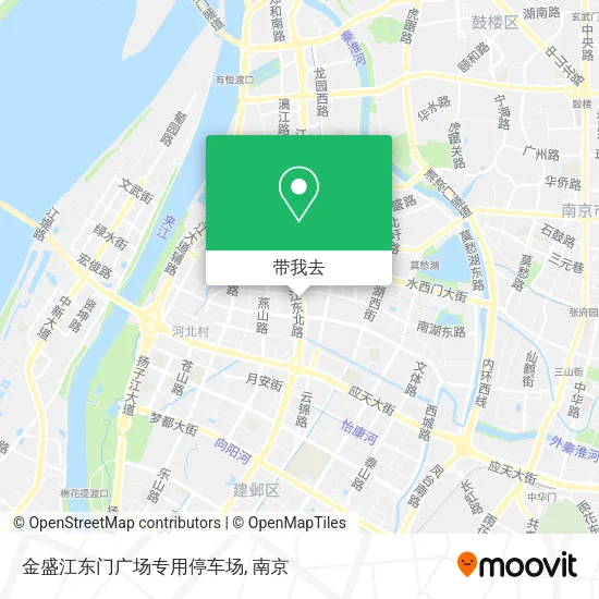 金盛江东门广场专用停车场地图