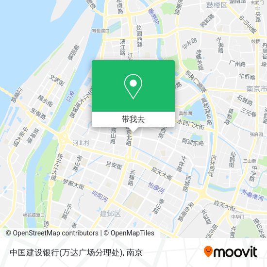 中国建设银行(万达广场分理处)地图