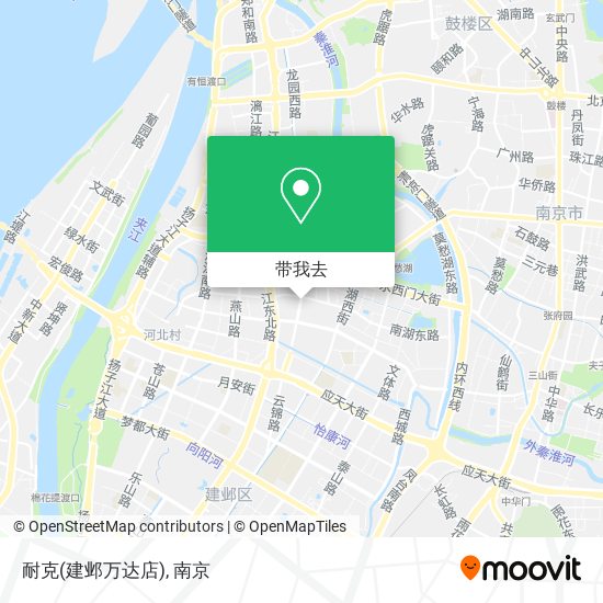 耐克(建邺万达店)地图