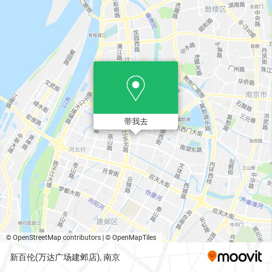 新百伦(万达广场建邺店)地图