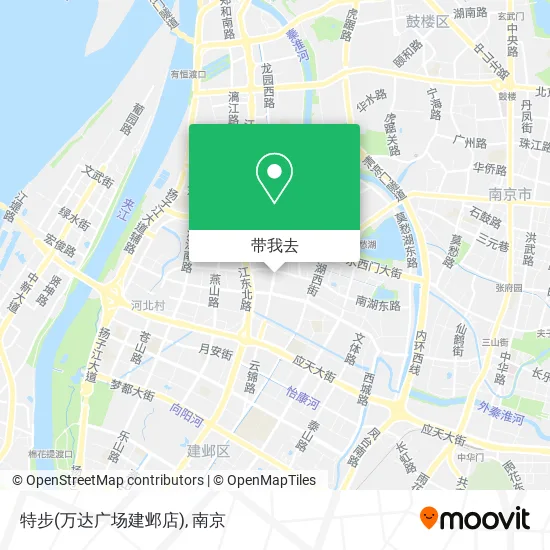特步(万达广场建邺店)地图