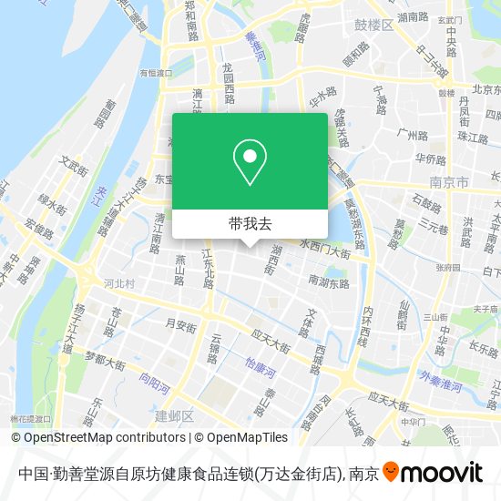 中国·勤善堂源自原坊健康食品连锁(万达金街店)地图