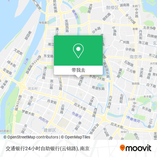 交通银行24小时自助银行(云锦路)地图