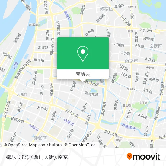 都乐宾馆(水西门大街)地图