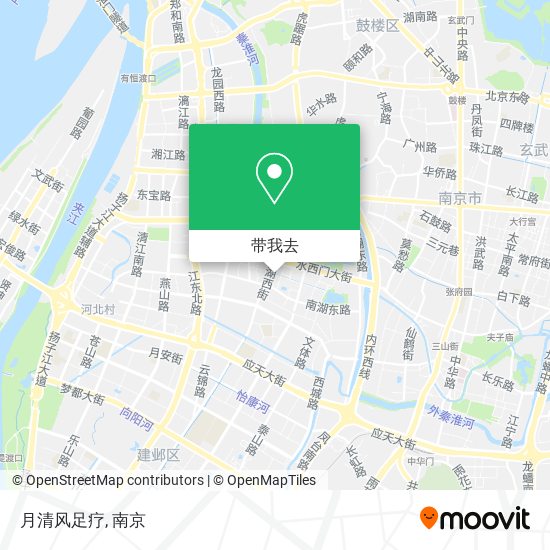 月清风足疗地图
