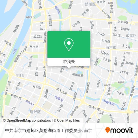 中共南京市建邺区莫愁湖街道工作委员会地图