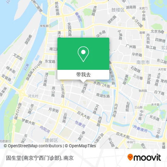 固生堂(南京宁西门诊部)地图