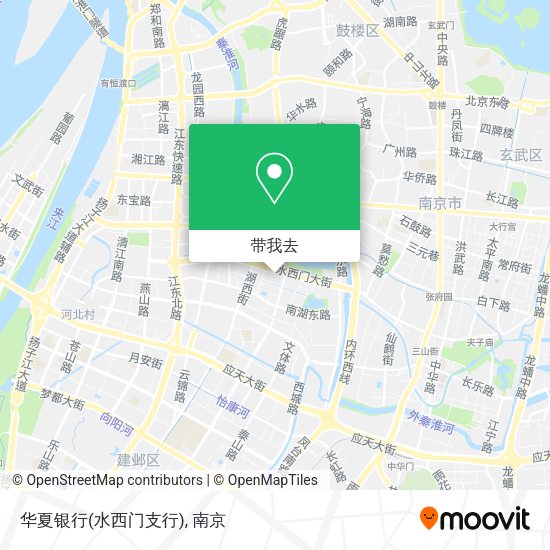 华夏银行(水西门支行)地图