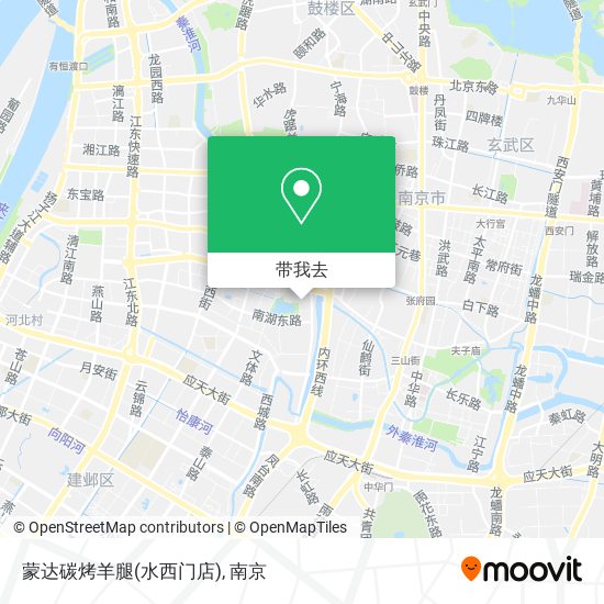 蒙达碳烤羊腿(水西门店)地图