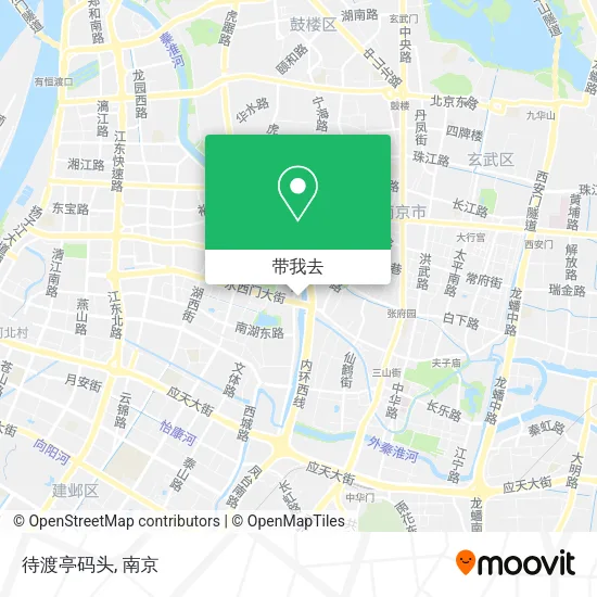 待渡亭码头地图
