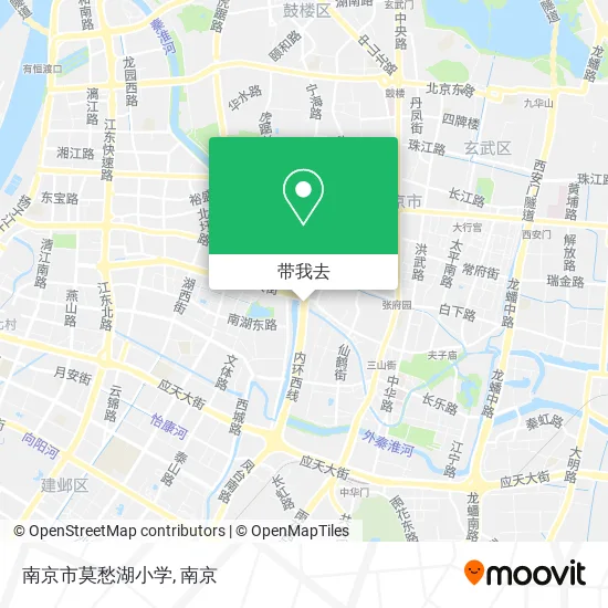 南京市莫愁湖小学地图