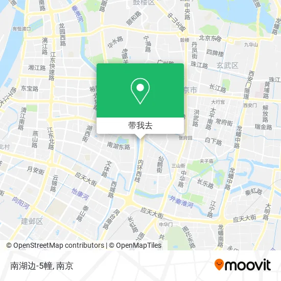 南湖边-5幢地图