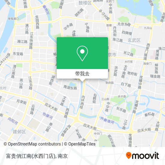 富贵俏江南(水西门店)地图