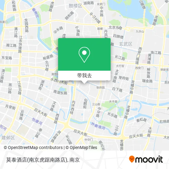 莫泰酒店(南京虎踞南路店)地图