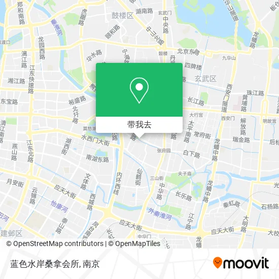 蓝色水岸桑拿会所地图