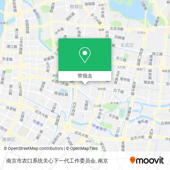 南京市农口系统关心下一代工作委员会地图