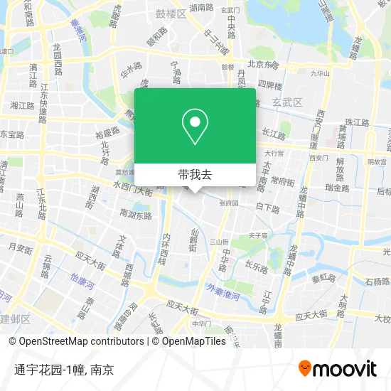 通宇花园-1幢地图