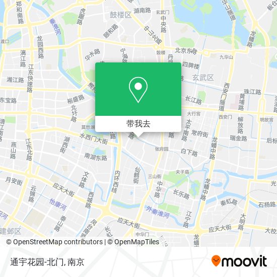 通宇花园-北门地图