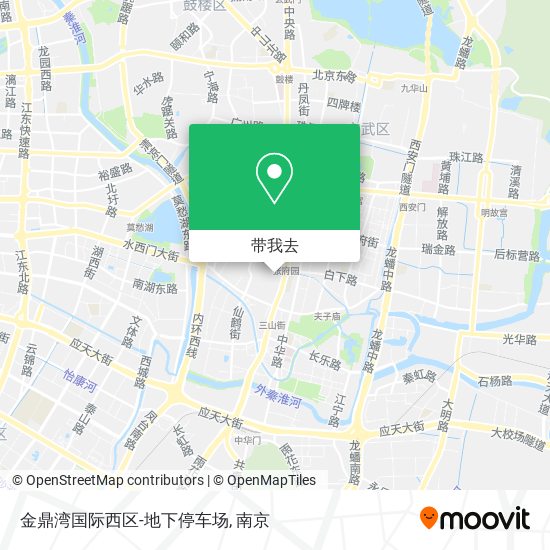 金鼎湾国际西区-地下停车场地图