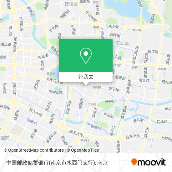 中国邮政储蓄银行(南京市水西门支行)地图