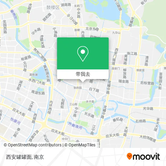 西安罐罐面地图