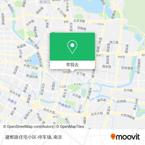 建邺路住宅小区-停车场地图