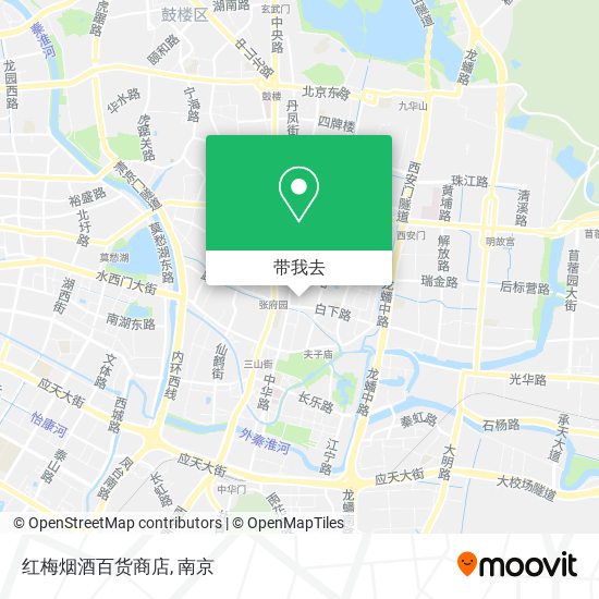 红梅烟酒百货商店地图
