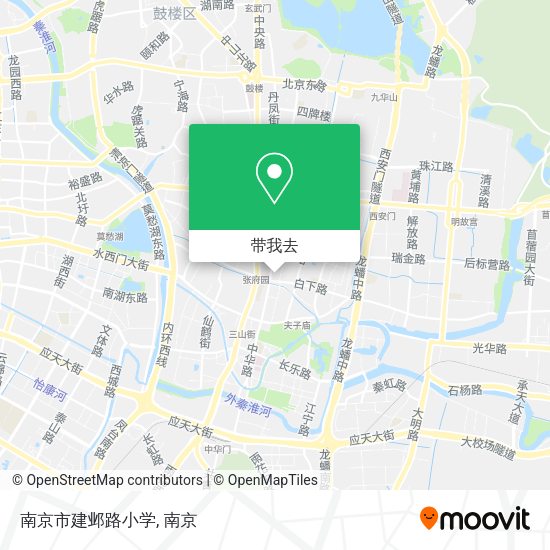 南京市建邺路小学地图