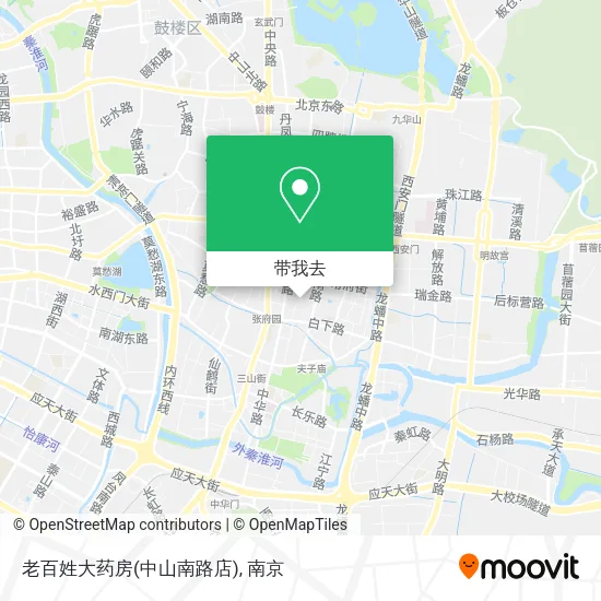 老百姓大药房(中山南路店)地图