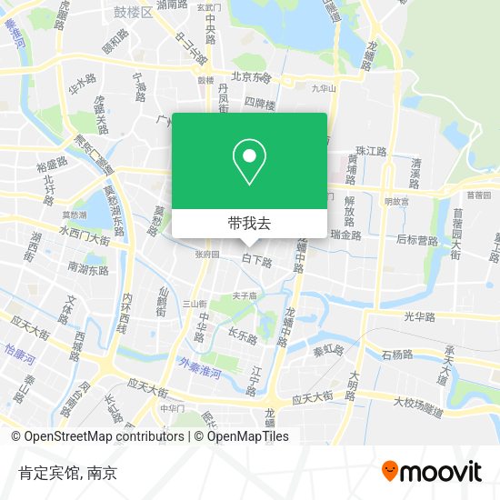肯定宾馆地图