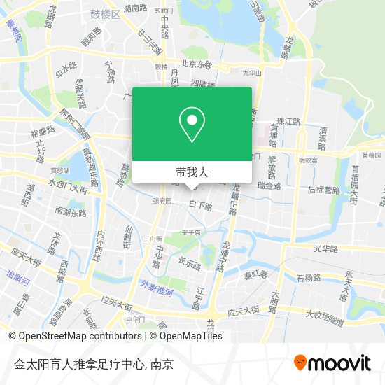 金太阳肓人推拿足疗中心地图
