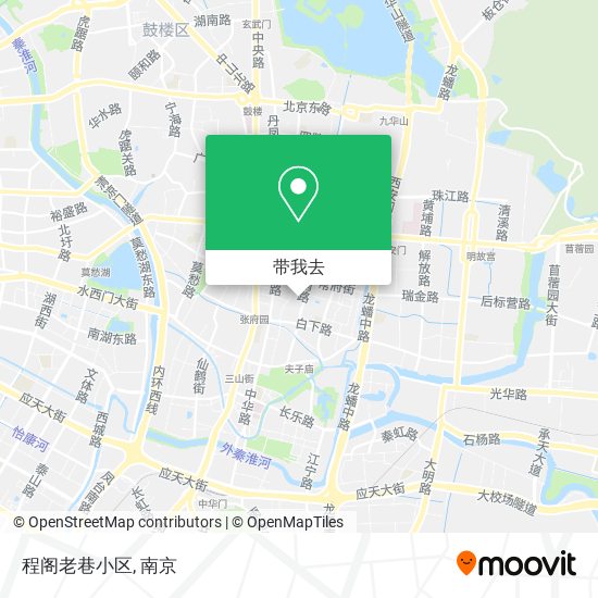 程阁老巷小区地图