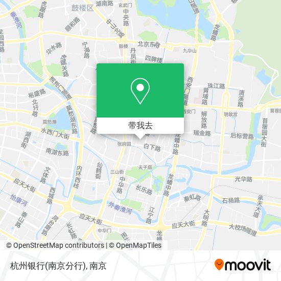 杭州银行(南京分行)地图