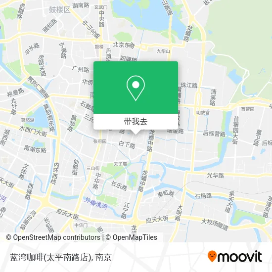 蓝湾咖啡(太平南路店)地图