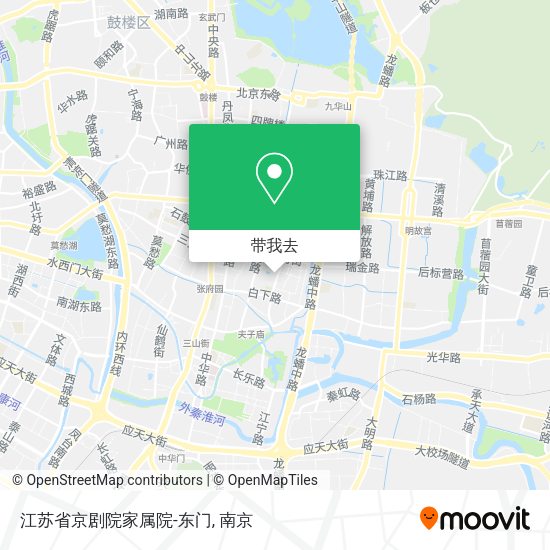 江苏省京剧院家属院-东门地图