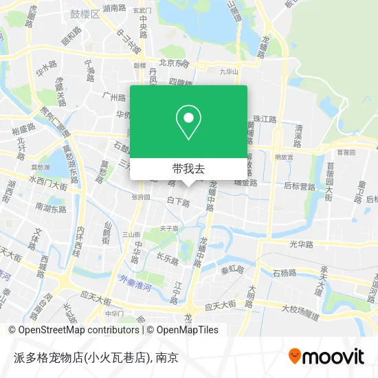 派多格宠物店(小火瓦巷店)地图
