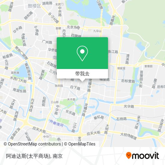 阿迪达斯(太平商场)地图