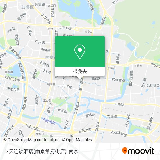 7天连锁酒店(南京常府街店)地图